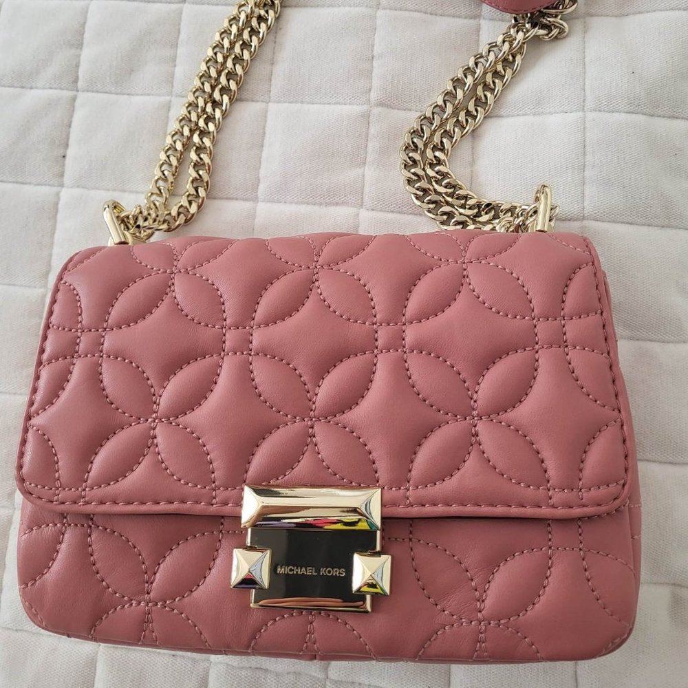 Michael kors sloan leather shoulder/ crossbody bag